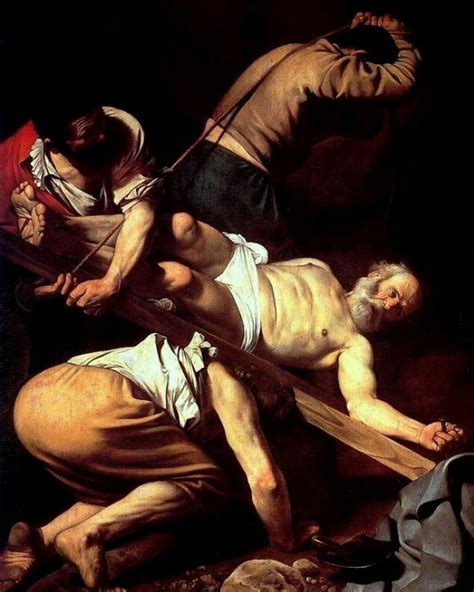 Crucifixion of Saint Peter 1601 - by Caravaggio art painting print ...