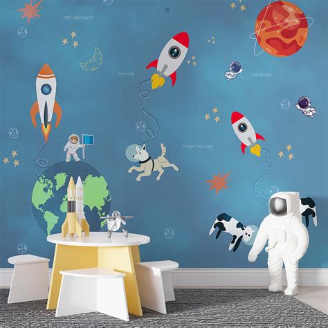 Astronaut | Kids Wallpaper | Wallpaper Mural | Digital Walls