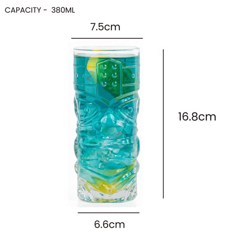 Tiki Tropical Cocktail Glass - Set Of 2 – Sipologie