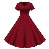 Polka Dots Dresses Retro Vintage Grease Outfits Dress Party Costume A ...