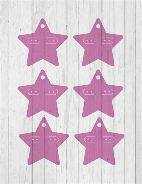 Buy Star Hoop Display Card Template Svg Dxf Png Ai Files Online in ...