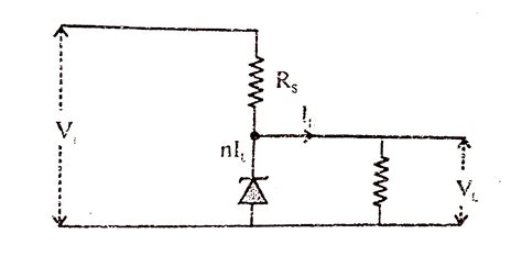 The value of the resistor, `R_(S)`, needed in the dc voltage regulator ...