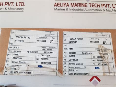 Rosemount 0065N32J00801J0410I1 Temperature Sensor – Aeliya Marine Tech