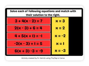 Image result for Math Antics Solving Multi-Step Equations