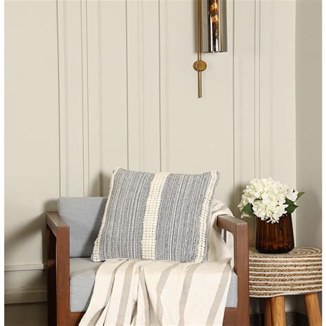 Blue & White Striped Tufted Cushion Cover – Sashaaworld