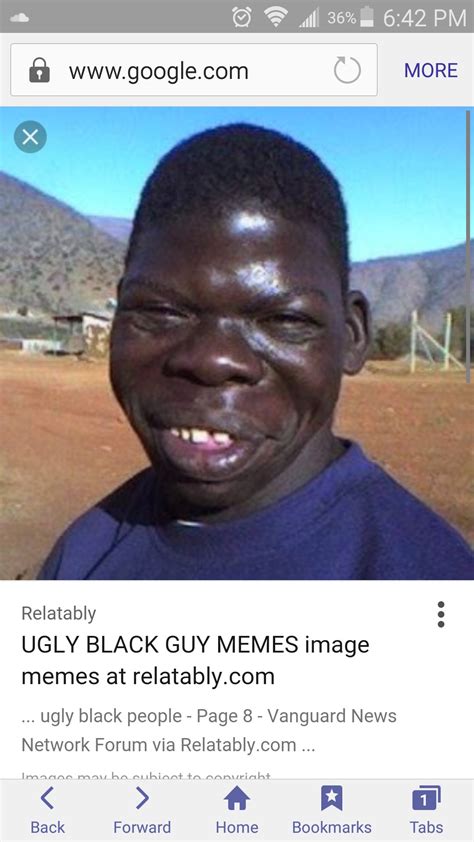 Funny Ugly Black Man