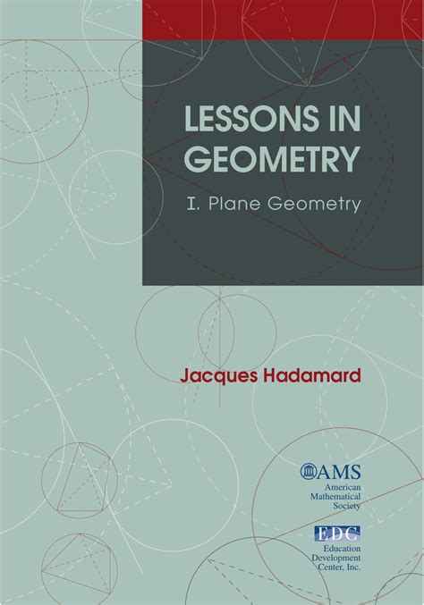 Lessons in Geometry: I. Plane Geometry