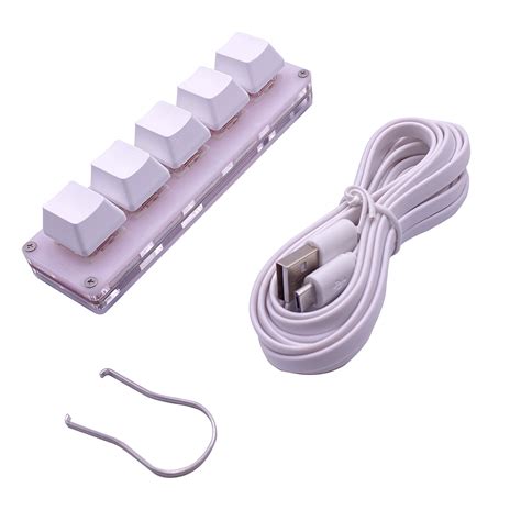 Buy Mini 5-Key USB Keypad Macro Programmable Mechanical Gaming Keyboard ...