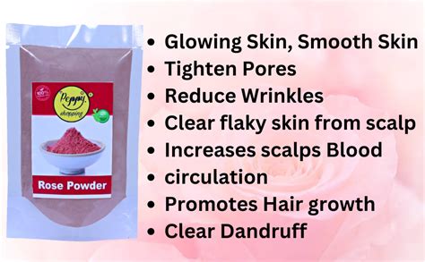 Peppy Shopping 100% Pure & Natural Rose Petal Powder | ரோஜா இதழ் பொடி ...