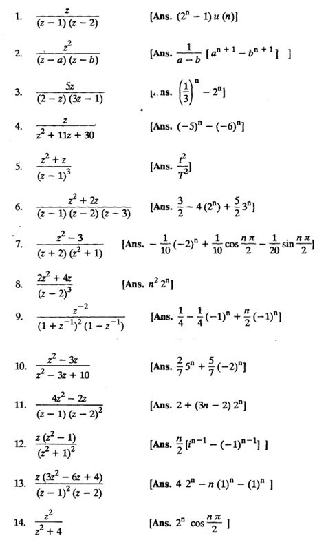 Image result for Difference Equations Z Transform Formula