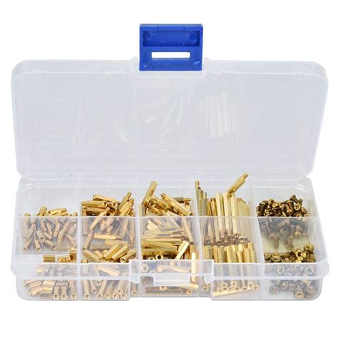 320 Pcs Hex Brass Standoff,M2 x 5mm/10mm/15mm/20mm Male Female Standoff ...