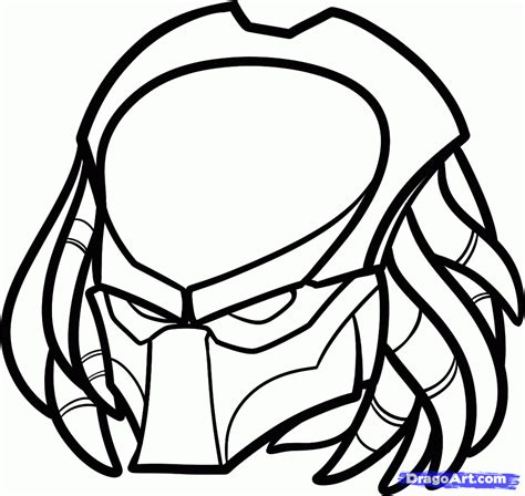 Image result for Predator Drawing Tutorial