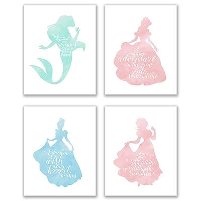 Summit Designs Disney Princess Inspirational Quotes - Set of 4 India | Ubuy
