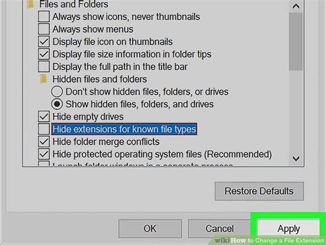 File Extension Options 的图像结果