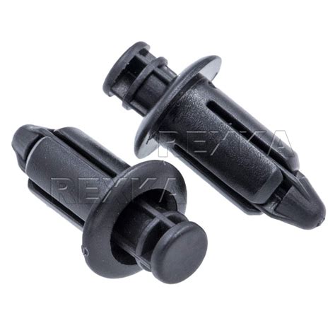 Rexka 20pcs Splash Shield Rocker Molding Bumper Cover Retainer Rivet ...