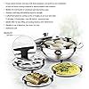 MILTON Pro cook Stainless Steel Multipurpose Kadai with Lid (2 ...