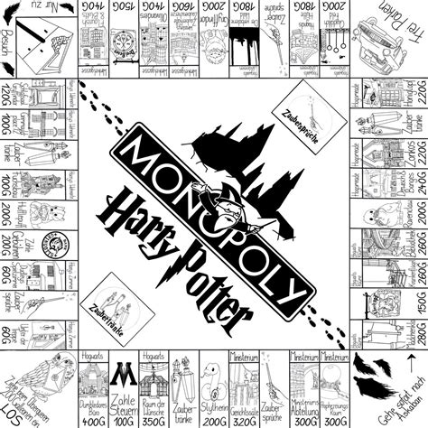Harry Potter Monopoly Board Game