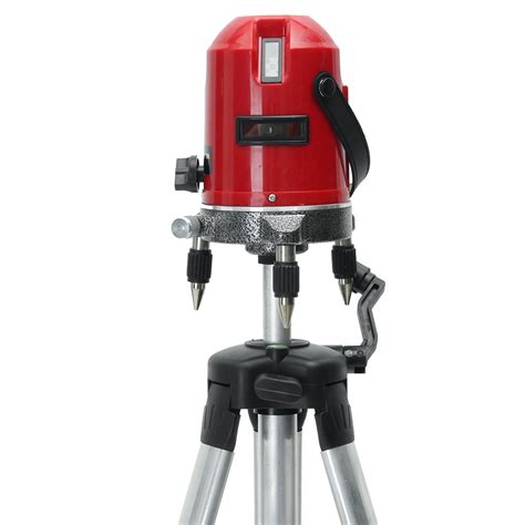 red 5 line 6 point laser level 360° rotary self leveling laser level ...