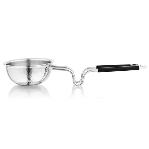 Vinod - Claro Heavy Gauge Stainless Steel Hammered Tadka Pan, 1.5 mm ...