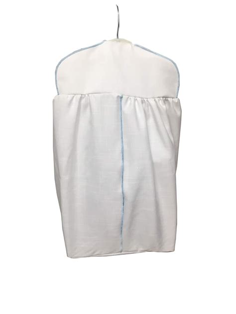 Buy Baby Doll Bedding Drake Linen Look Diaper Stacker, Blue Online at ...