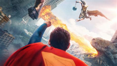 7705g | Superman, 2025, Flying, Hawkgirl, 4K Wallpaper 4K PC