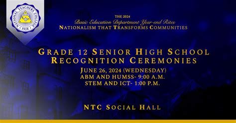 The 2024 Grade 12 Senior High School Recognition Ceremonies, 629 J ...
