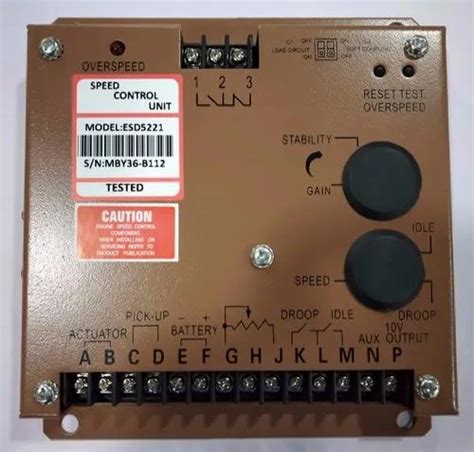 Genset Speed Control Unit - Esd 5500 Genset Speed Control Unit Trader ...