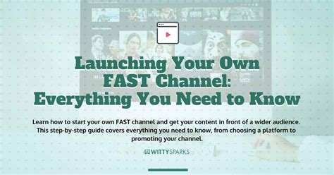 How to Start a FAST Channel: A Step-by-Step Guide