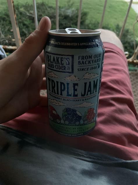 Enjoying a nice Blake’s triple jam on this Friday evening. Cheers ...