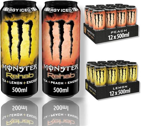 Bier 24 x Monster Energy Rehab Mix - Je 12 x Monster India | Ubuy