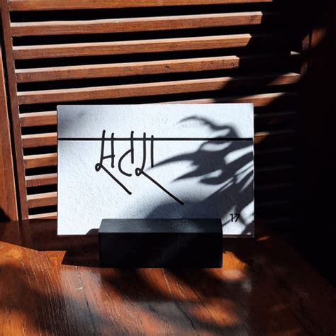 CALLIGRAPHY DATE STAND - Pune Handmade Papers