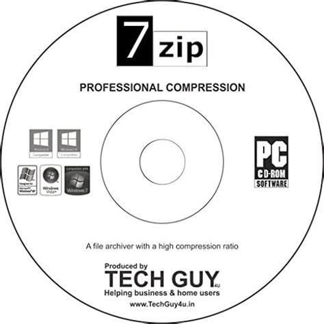 TechGuy4u 7Zip File Compressor - Supported Formats: 7Z, XZ, BZIP2, GZIP ...