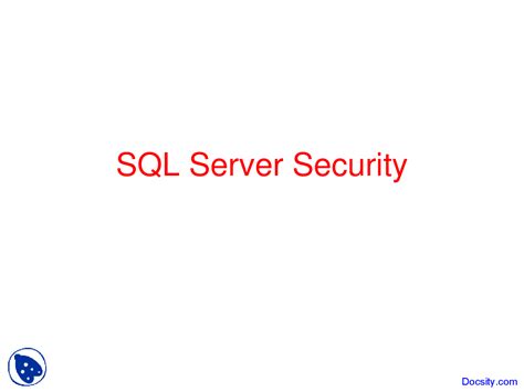 Image result for SQL Server Database Security