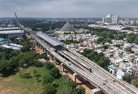 Gandhinagar Metro Completes Trial Run To Mahatma Mandir