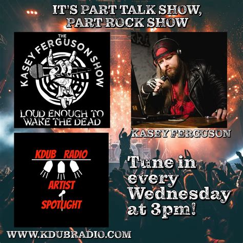 Join us at 3 p.m. ET for The Kasey Ferguson Show. You can catch it on ...