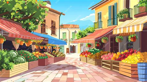 Vegetable Market Cartoon 的图像结果