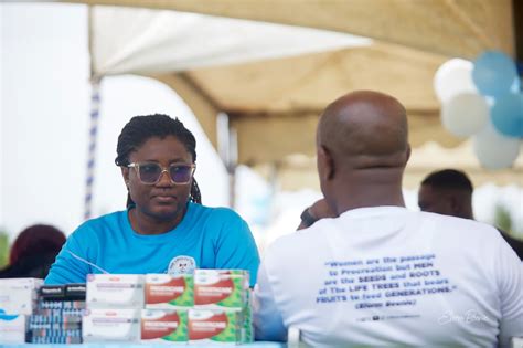Elorm Beenie gives hundreds of Men free prostate cancer screening in Hlefi