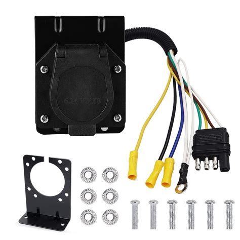 Buy HPX Plug Connector Trailer Light Adapter: 4 Pin to 7 Pin Adapter ...