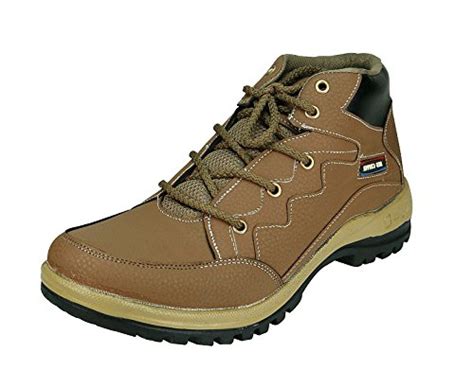 Buy Footista Men's Tan Synthetic Leather Boots - 7 UK at Amazon.in