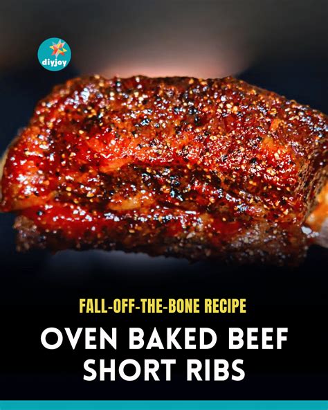 Easy Oven Baked Beef Short Ribs | Beef short rib recipes, Beef short ribs, Short rib recipes oven