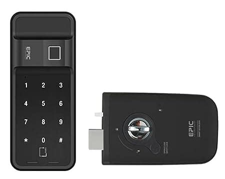 Epic ES-F300D Smart Door Lock Fingerprint, PIN Number, RFID Card ...