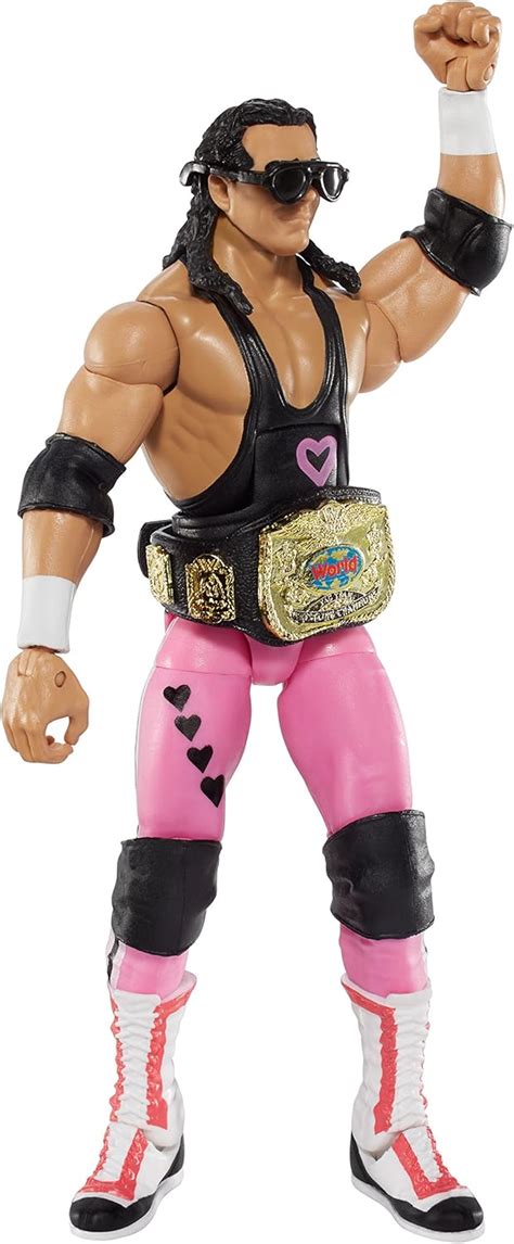 Buy WWE Elite Flashback Hart Foundation Bret Hart Figure Online at ...