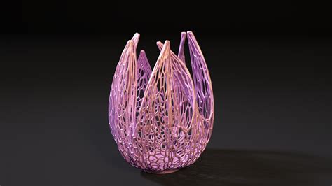 3D file Vase lilies・3D printing model to download・Cults