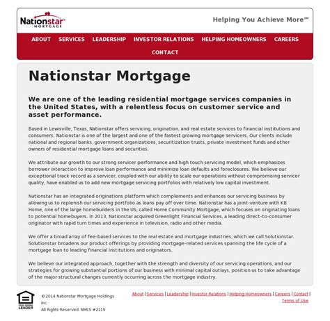 Nationstar Mortgage - CLOSED - 693 Reviews - Mortgage Brokers - 8950 ...