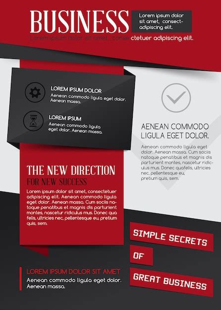 Business Poster with Red Color 的图像结果