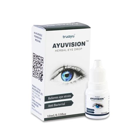 Buy Ayuvision Herbal Ayurvedic Eye Drops for Dryness, Redness ...