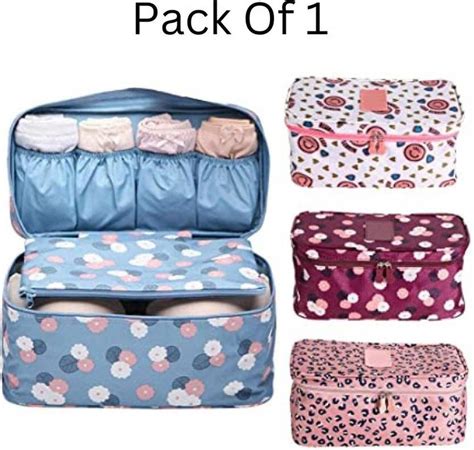 JHWOQU Travel Underwear Pouch Bra Panties Socks Storage Case Waterproof ...