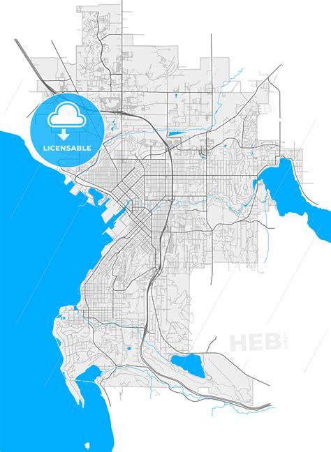 Bellingham Washington State Map Bellingham, Washington, United States,
