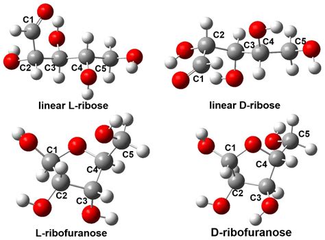 Ribose Molecular Structure