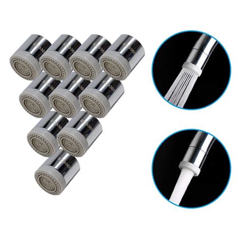 ECO365 ABS Dual Flow Switch Aerator With Tap Thread Converter (Pack of ...